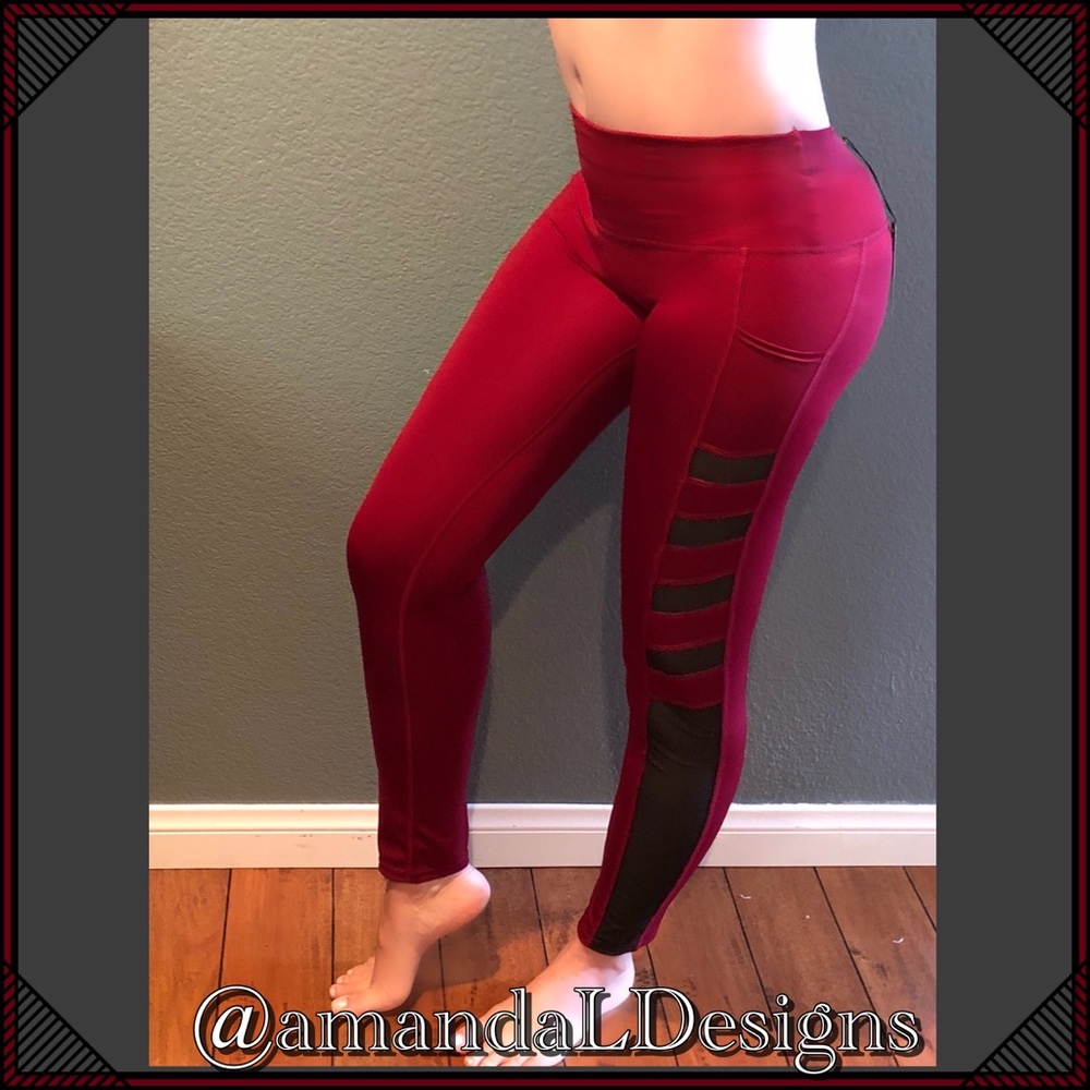 NWT❗️LAST ONE ❗️MERLOT ATHLETIC YOGA PANTS